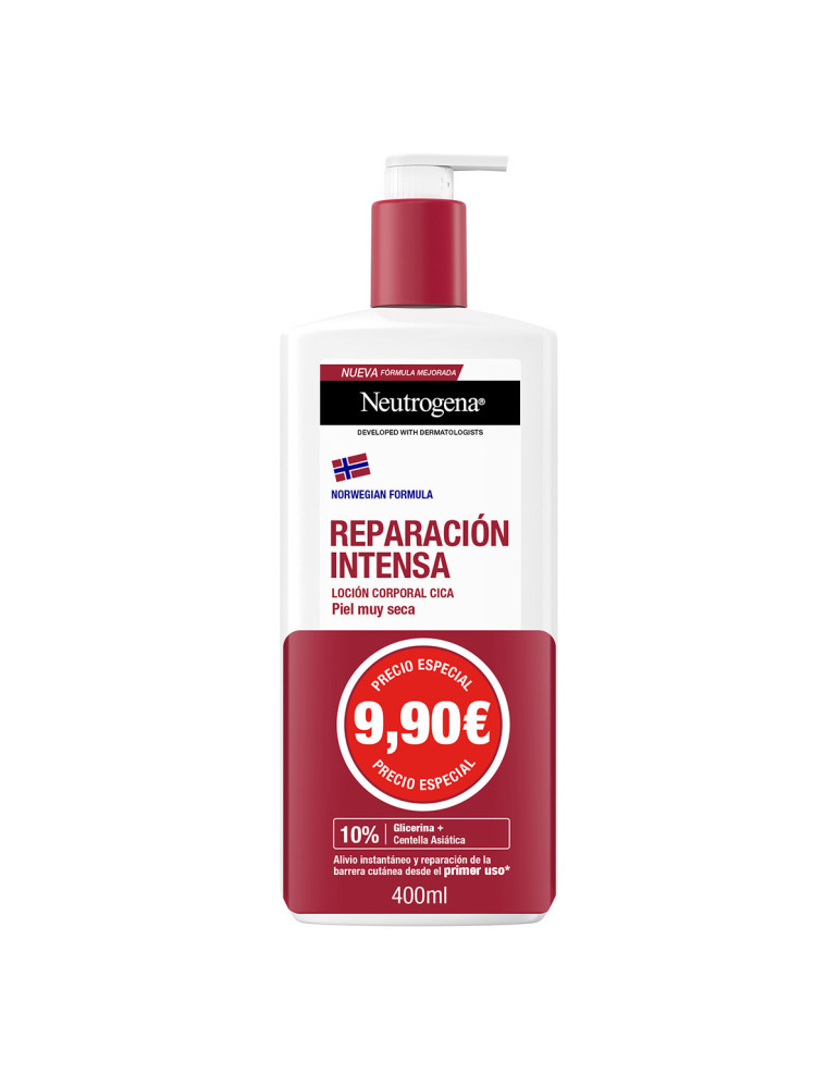 NEUTROGENA FORMULA NORUEGA REPARACION INTENSA LOCION CORPORAL PIEL MUY SECA Y RUGOSA 1 ENVASE 400 ML