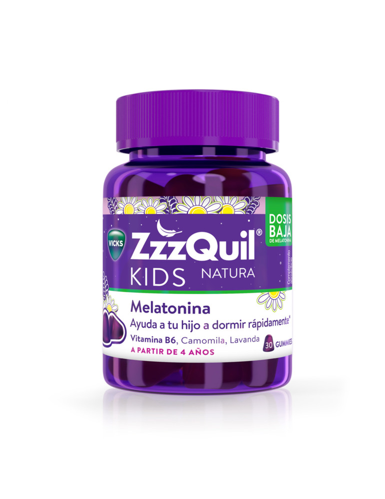 ZZZQUIL NATURA KIDS 30 GUMMIES SABOR FRUTOS DEL BOSQUE