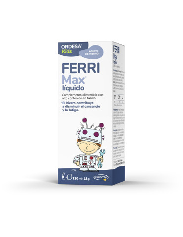 FERRIMAX LIQUIDO 110 ML + 18 G(ANTES FERVIT FORTE)