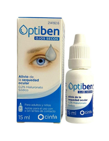 OPTIBEN OJOS SECOS GOTAS 1 FRASCO 15 ML