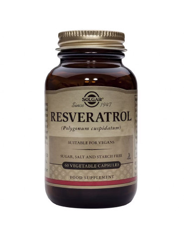SOLGAR RESVERATROL 60 CÁPSULAS