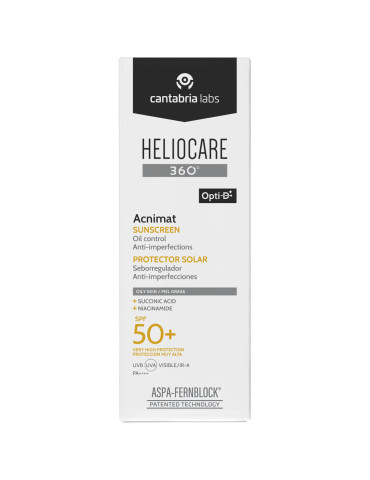 HELIOCARE 360º SPF 50+ ACNIMAT PROTECTOR SOLAR 1 ENVASE 50 ML