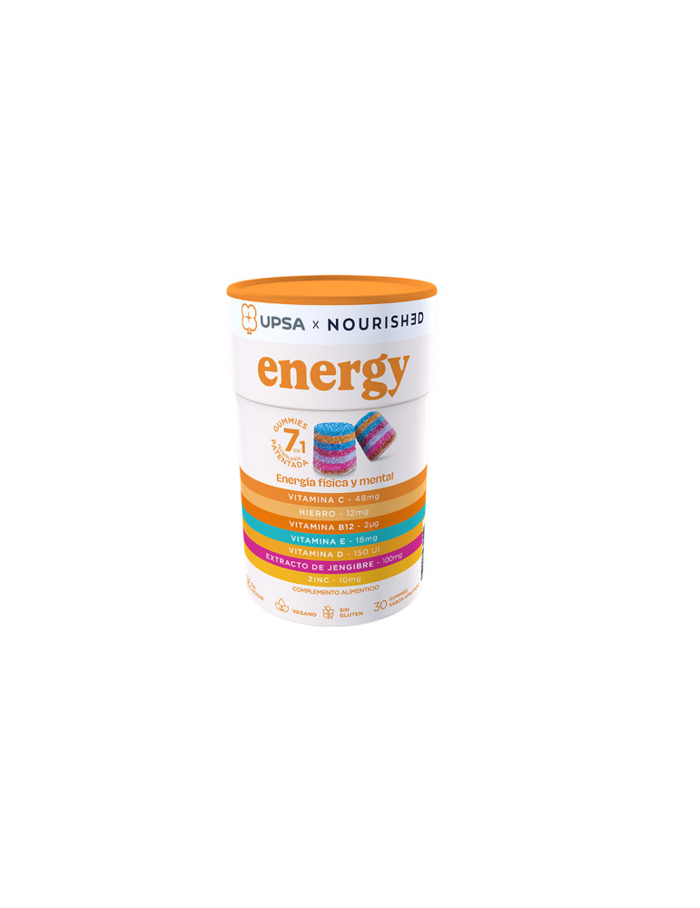 UPSA X NOURISHED ENERGY 30 GUMMIES SABOR AFRUTADO