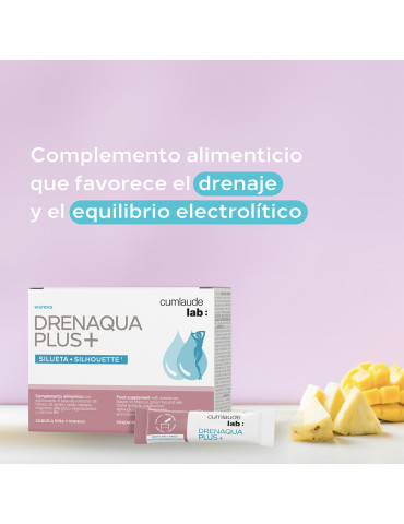 CUMLAUDE LAB: DRENAQUA PLUS+ 14 STICKS 2,88 G SABOR PIÑA Y MANGO