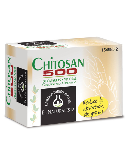 EL NATURALISTA CHITOSAN 500  60 CAPS