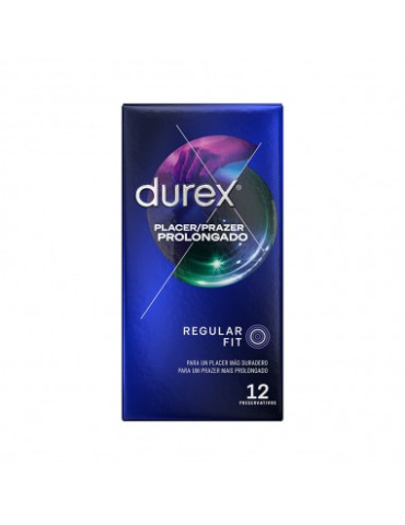 DUREX PRESERVATIVOS PERFORMA PLACER PROLONGADO EASY ON 12 U