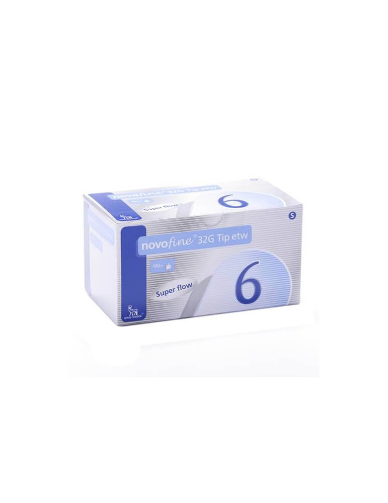 NOVOFINE 32G 6MM 100 AGUJAS