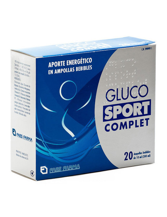 GLUCOSPORT COMPLET 20 AMP BEB