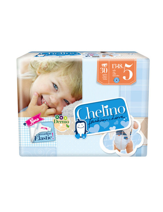 PAÑAL INFANTIL CHELINO FASHION & LOVE  T- 2 (3 - 6 KG) 28 PAÑALES