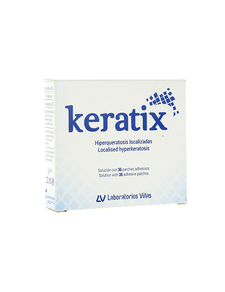 KERATIX SOLUCION 25% SALICILICO+ PARCHES ADH 3 G + 36 PARCHES  +PINCEL
