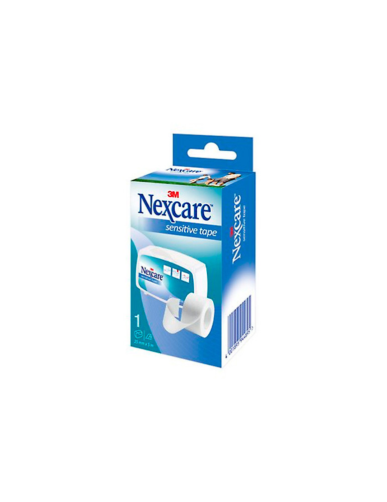 ESPARADRAPO HIPOALERGICO 3M NEXCARE SENSITIVE TA BLANCO 5 M X 2.5 CM