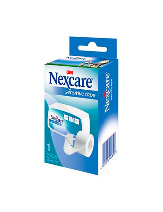 ESPARADRAPO HIPOALERGICO 3M NEXCARE SENSITIVE TA BLANCO 5 M X 2.5 CM