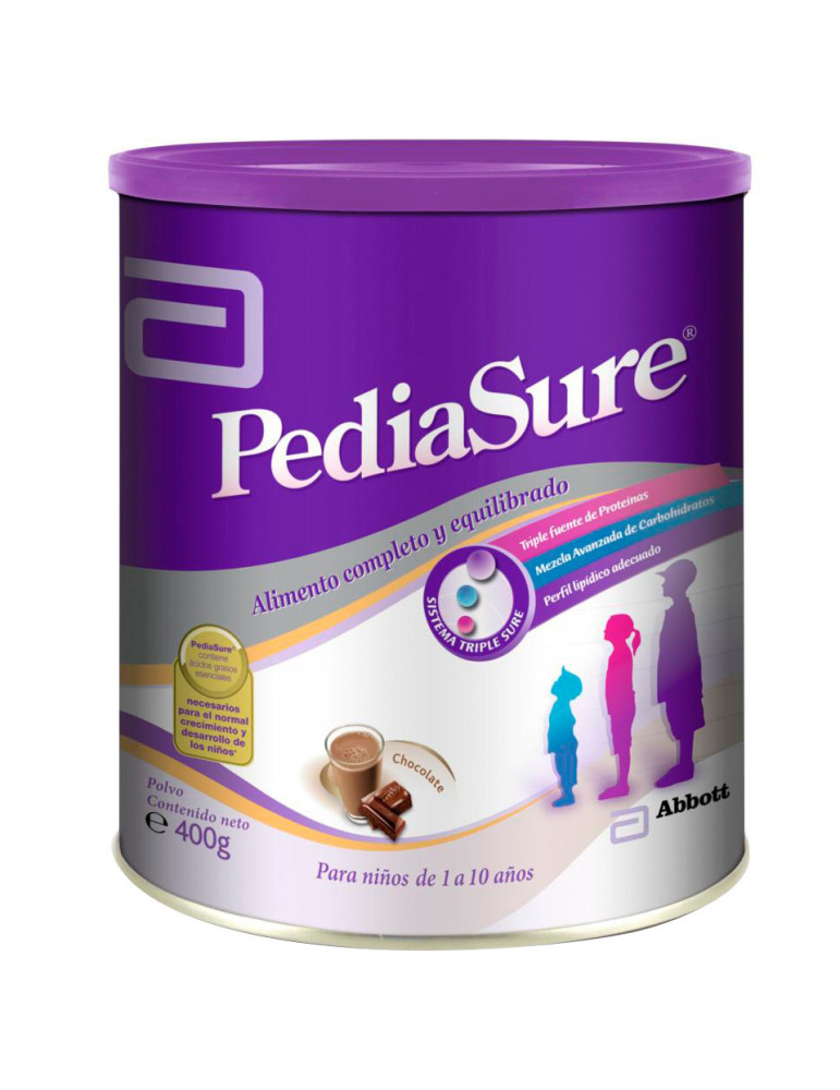 PEDIASURE POLVO LATA 400 G CHOCOLATE