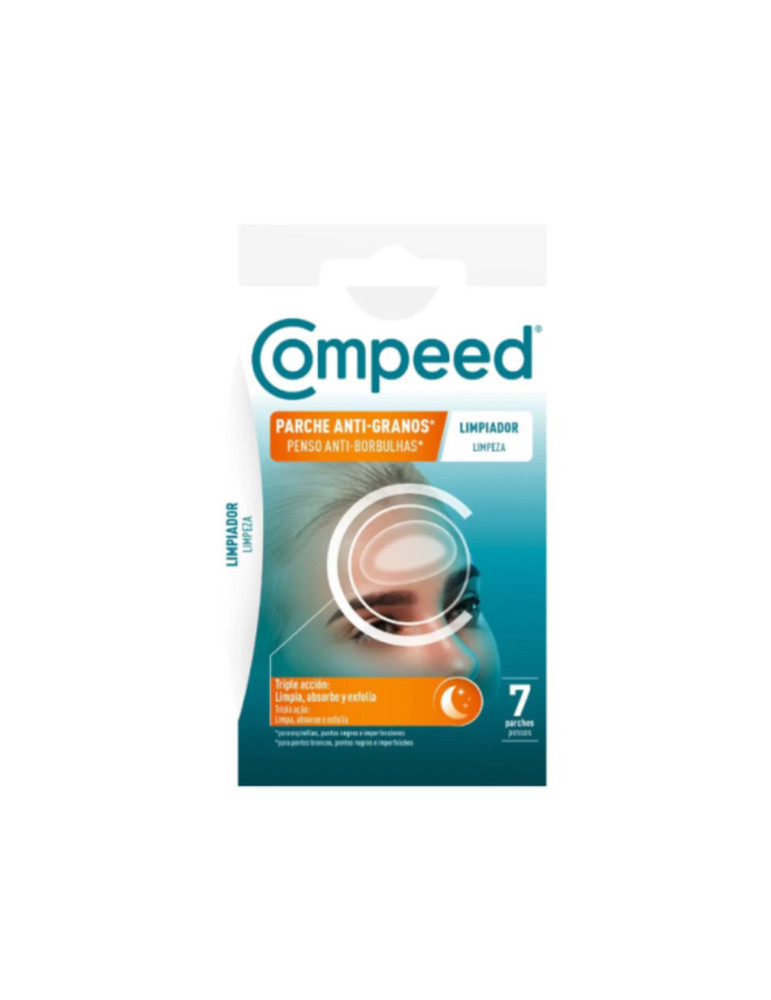COMPEED PARCHE ANTI-GRANOS LIMPIADOR TRIPLE ACCION 7 UNIDADES