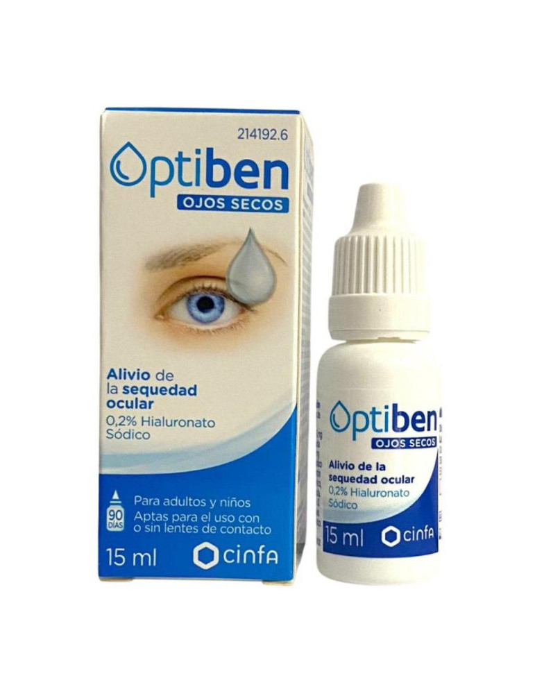 OPTIBEN OJOS SECOS GOTAS 1 FRASCO 15 ML