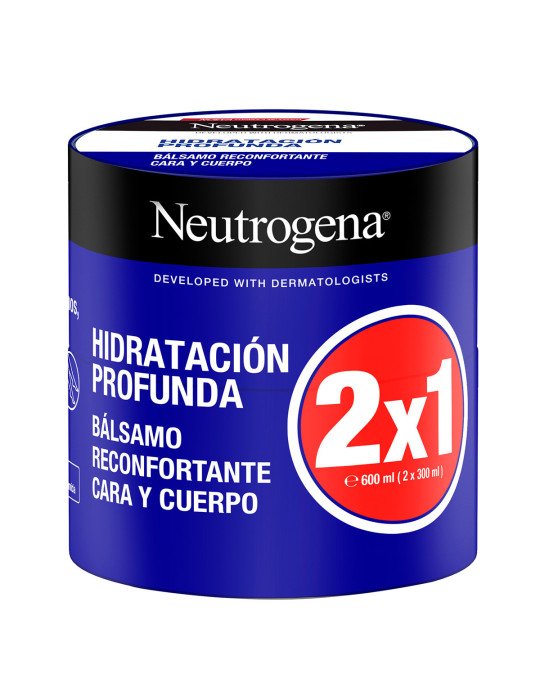 NEUTROGENA BALSAMO CARA Y CUERPO DEEP MOISTURE 300+300ML