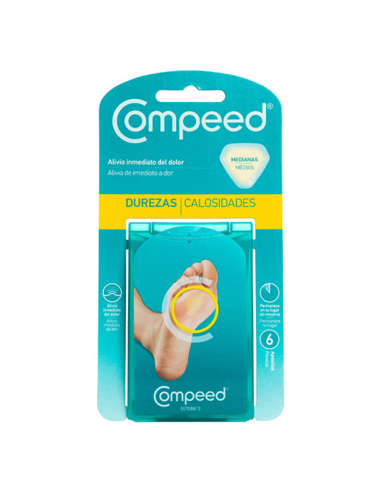 COMPEED APOSITOS DUREZAS MEDIANAS 6 UNI