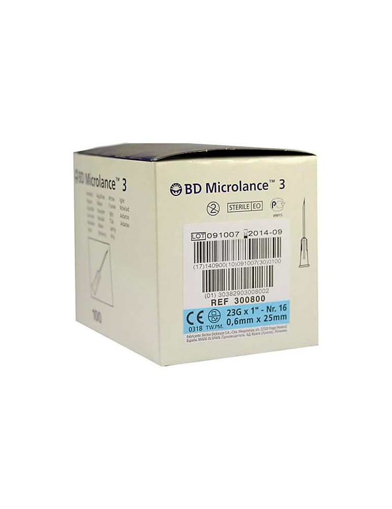 AGUJA BD MICROLANCE 23G 25/6