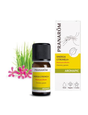 PRANAROM SINERGIA MEZCLA PARA DIFUSION CITRONELA+ 10 ML