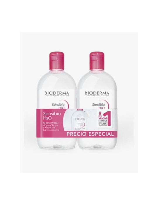 BIODERMA DUPLO SENSIBIO H2O 500ML+500ML