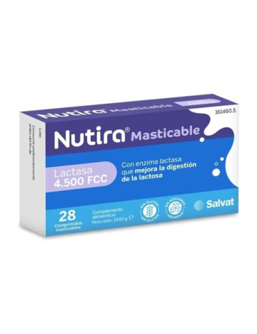 NUTIRA LACTASA 4500 FCC 28 COMP MASTICABLES