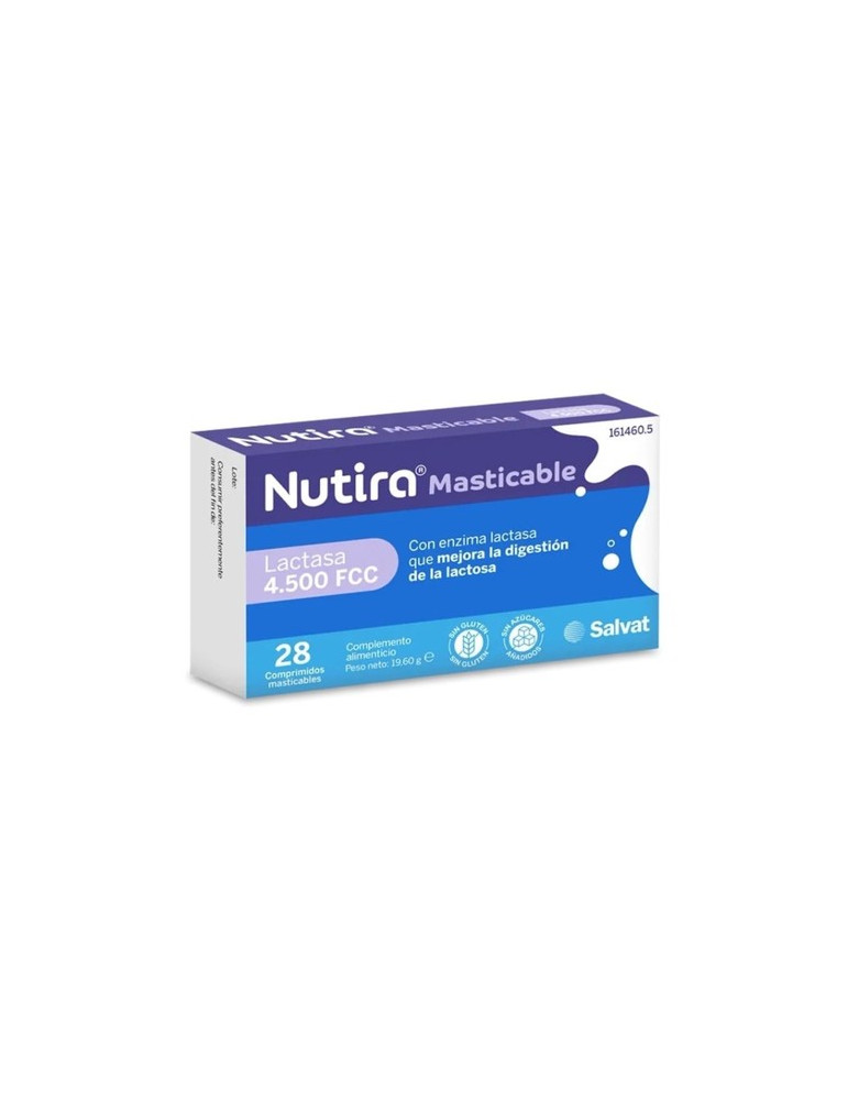 NUTIRA LACTASA 4500 FCC 28 COMP MASTICABLES