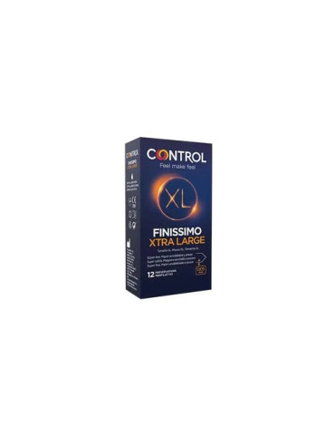 CONTROL FINISSIMO XL PRESERVATIVOS 12 U