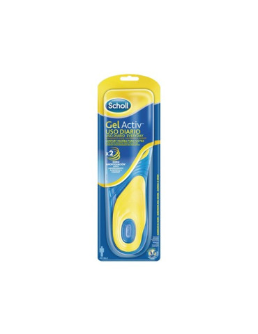 SCHOLL PLANTILLAS GELACTIV USO DIARIO TALLA L 1 PAR