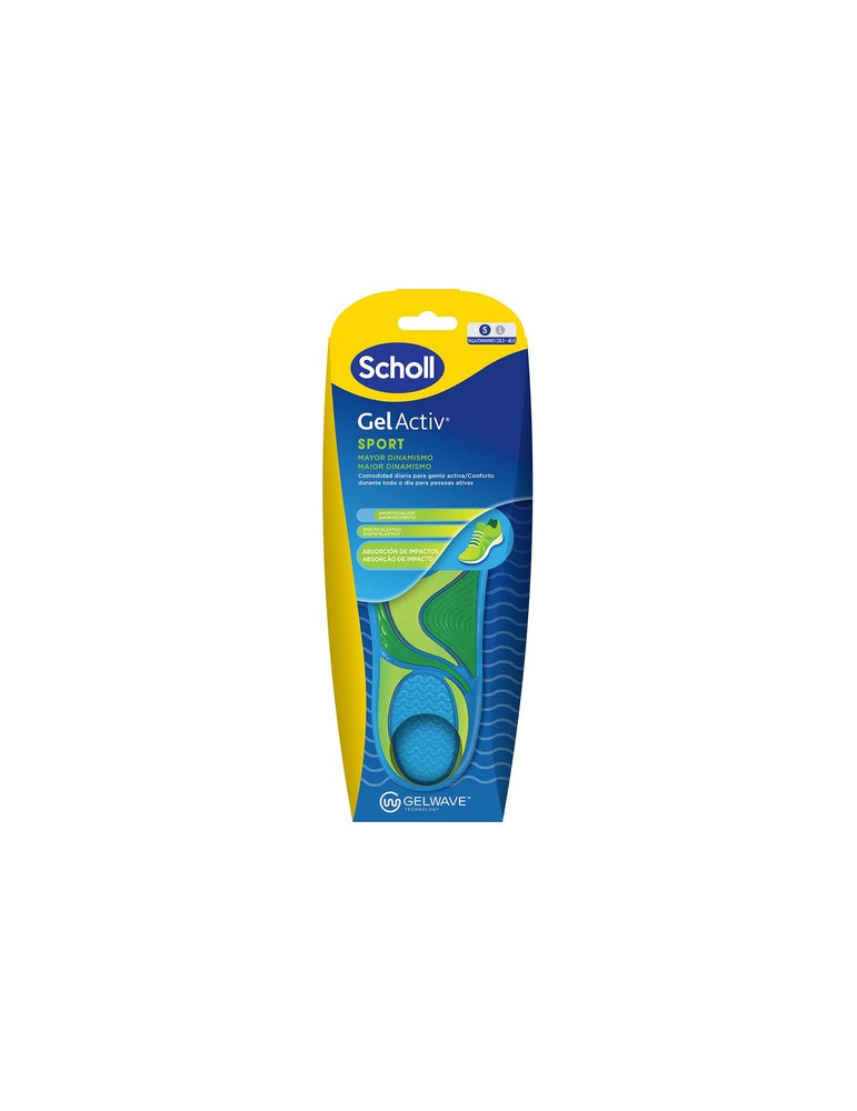 SCHOLL PLANTILLAS GELACTIV SPORT TALLA S 1 PAR