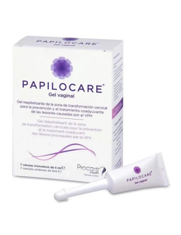 PAPILOCARE GEL VAGINAL 7 CANULAS 5 ML