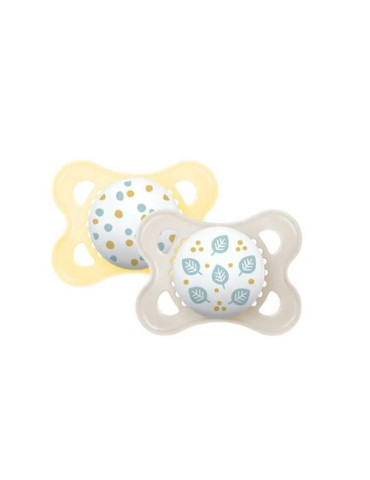 CHUPETE SILICONA MAM ORIGINAL 0-6 M PACK DOBLE AMARILLO