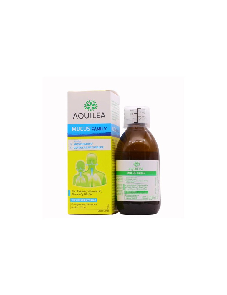 AQUILEA MUCUS FAMILY 1 ENVASE 200 ML SABOR LIMON