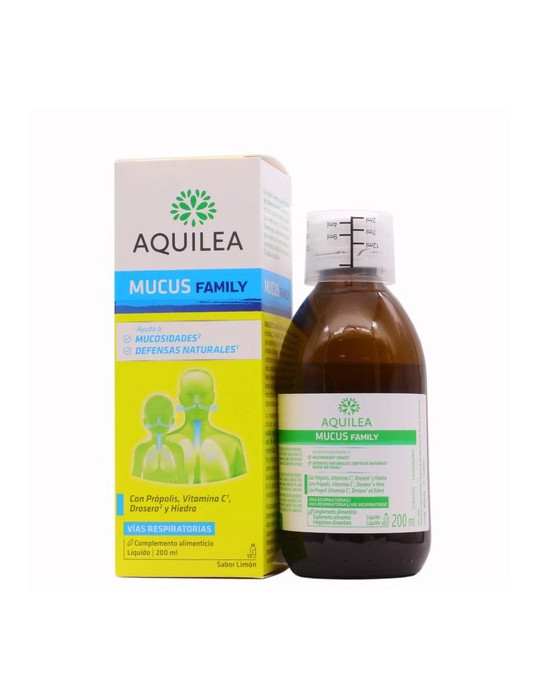AQUILEA MUCUS FAMILY 1 ENVASE 200 ML SABOR LIMON