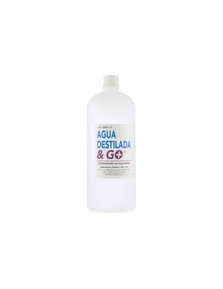 AGUA DESTILADA & GO 1 ENVASE 1000 ML
