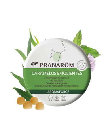 PRANAROM CARAMELOS EMOLIENTES EUCALIPTO