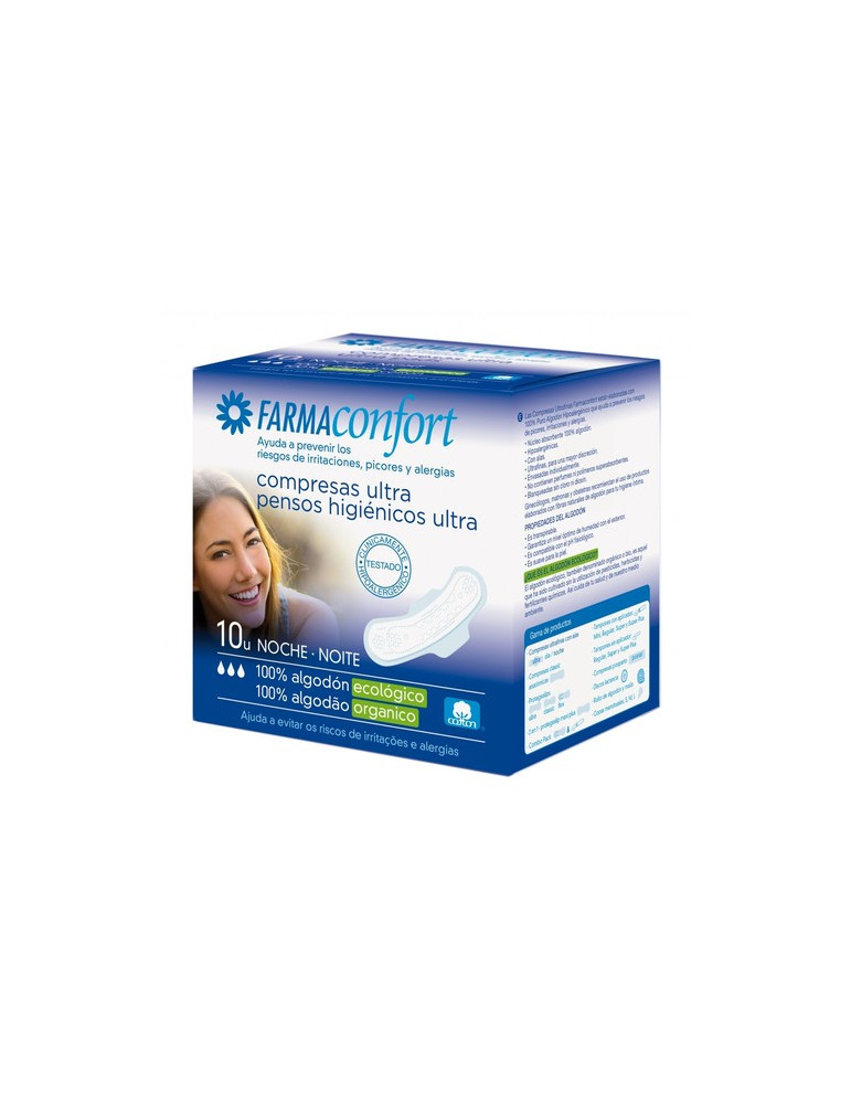 COMPRESA ULTRALIGHT 3 10UNI NOCHE FARMACONFORT