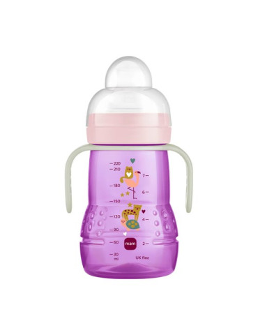 VASO ENTRENAMIENTO ROSA MAM TRAINER + R 220 ML