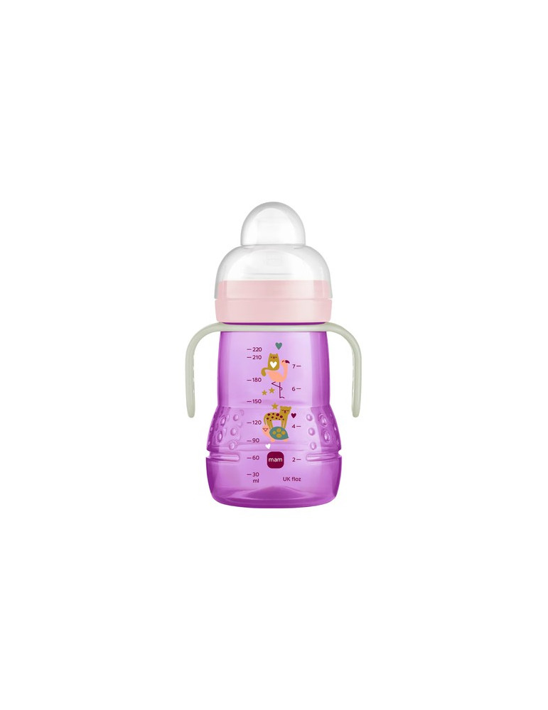 VASO ENTRENAMIENTO ROSA MAM TRAINER + R 220 ML