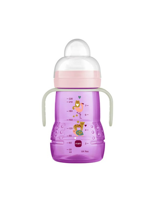 VASO ENTRENAMIENTO ROSA MAM TRAINER + R 220 ML