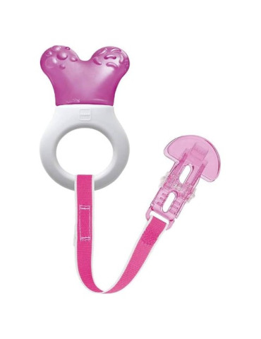 MORDEDOR MINI COOLER & CLIP MAM UNISEX N CON PARTE RELLENA DE AGUA Y BROCHE