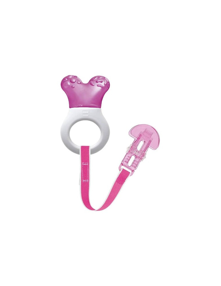 MORDEDOR MINI COOLER & CLIP MAM UNISEX N CON PARTE RELLENA DE AGUA Y BROCHE