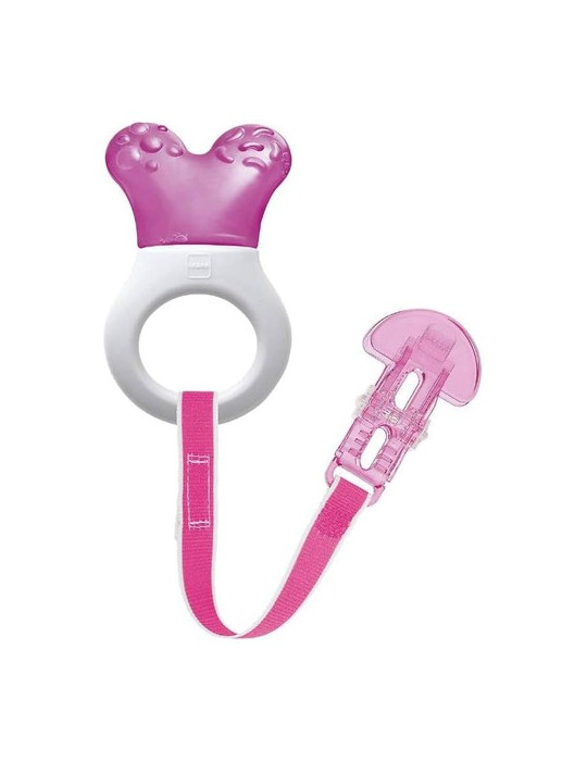 MORDEDOR MINI COOLER & CLIP MAM UNISEX N CON PARTE RELLENA DE AGUA Y BROCHE