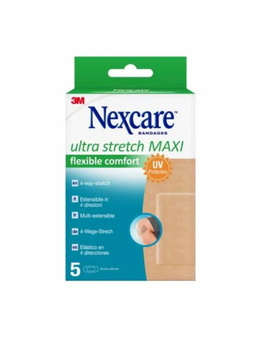 3M NEXCARE COMFORT MAXI 5 TIRAS 101 MM X 50 MM