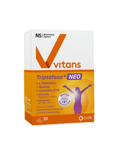 NS VITANS TRIPTOFANO+ NEO 30 COMPRIMIDOS