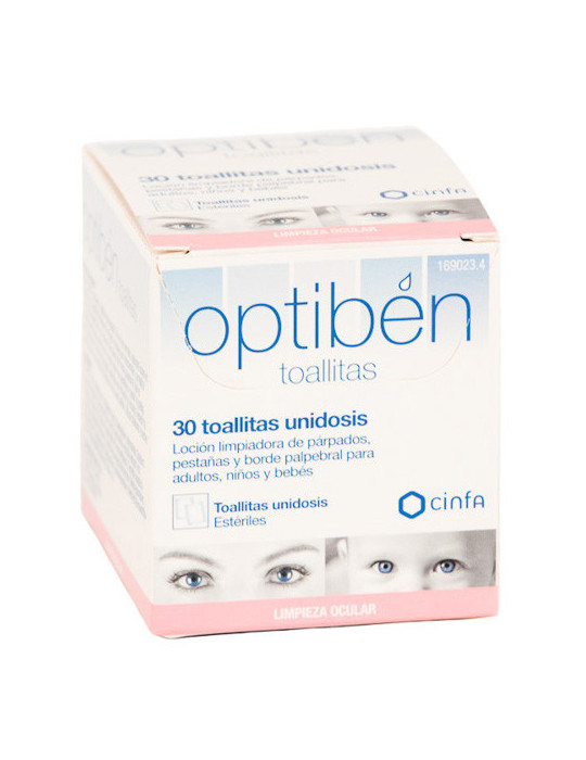 OPTIBEN TOALLITA CON LOCION LIMPIADORA HIGIENE 30 TOALLITAS