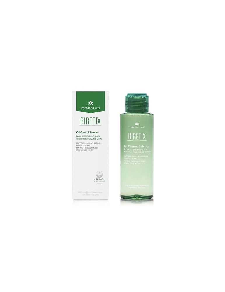 BIRETIX OIL CONTROL SOLUTION TONICO RETEXTURIZANTE FACIAL 1 BOTELLA 100 ML