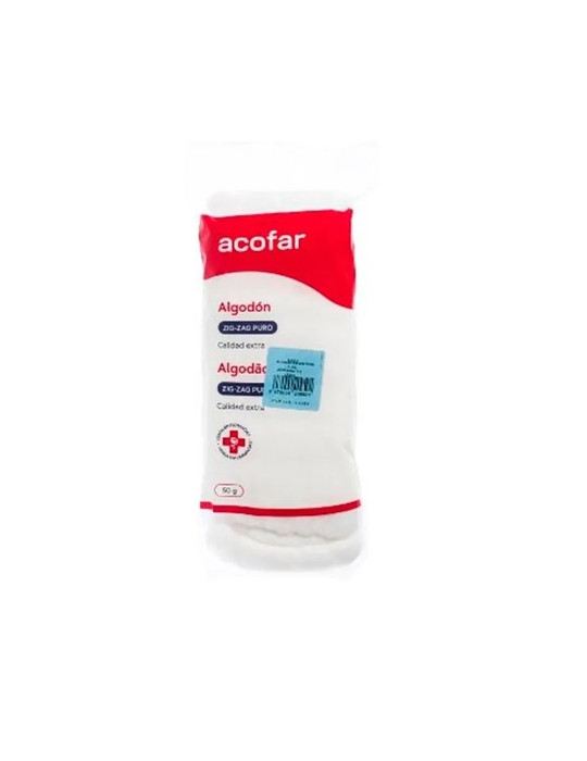 ALGODON ZIG-ZAG PURO ACOFAR 1 PAQUETE 50 G