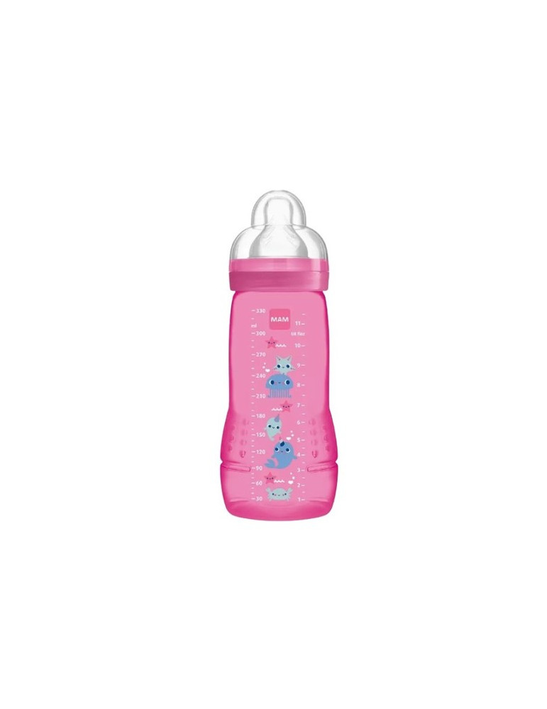 BIBERON MAM EASY ACTIVE + 6 MESES 1 UNIDAD R 330 ML