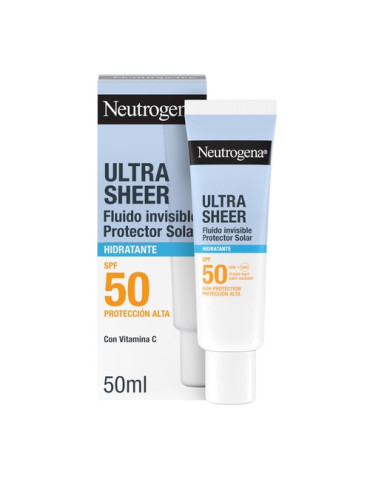 NEUTROGENA ULTRA SHEER FLUIDO INVISIBLE HIDRATANTE PROTECTOR SOLAR SPF50 50ML