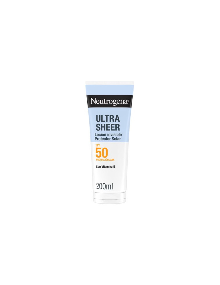 NEUTROGENA ULTRA SHEER LOCION INVISIBLE PROTECTOR SOLAR SPF50 200ML